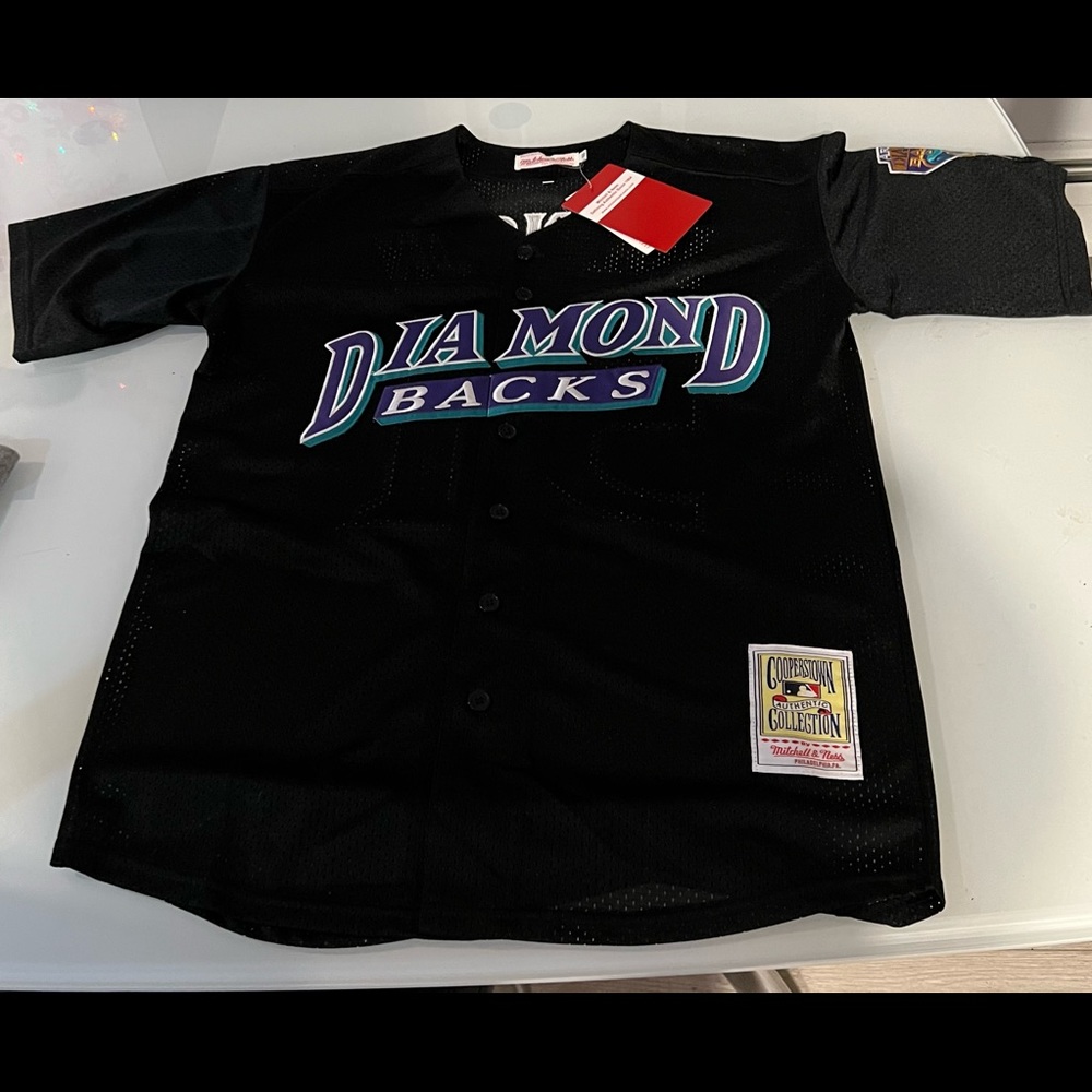 Randy Johnson Mitchell & ness Arizona Diamondbacks jersey. Size mens medium